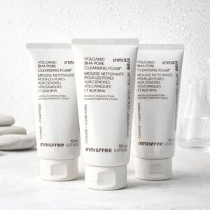 Innisfree Volcanic BHA Pore Cleansing Foam 3-Pack 150ml 5.07oz Each NEW